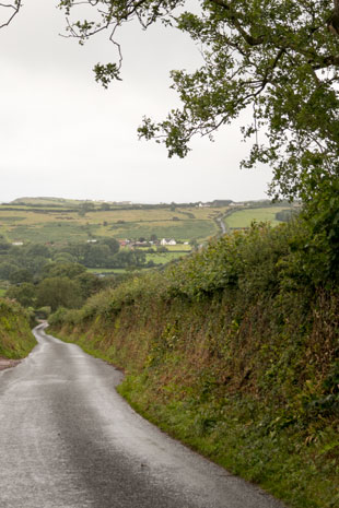 EV1 8 km westlich von Laugharne