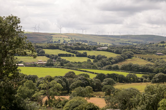 7 Kilometer westlich von Pontypridd