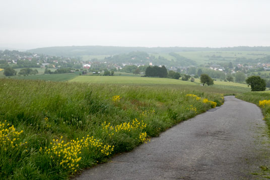 Limes-Radweg bei Heidenrod, 107 km ab Start