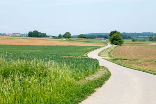 Limes-Radweg südlich von Walldürn, 392 km ab Start