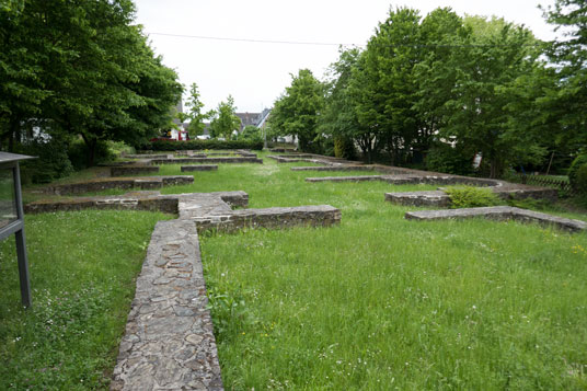 Die römischen Thermen von Niederbieber, 19,9 km ab Start