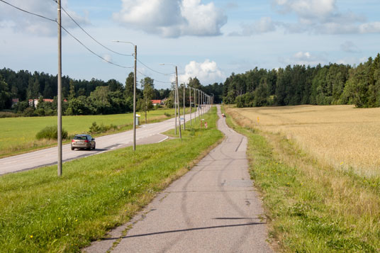 Eurovelo 10 zwischen Sundsberg und Kyrkslätt, Finnland