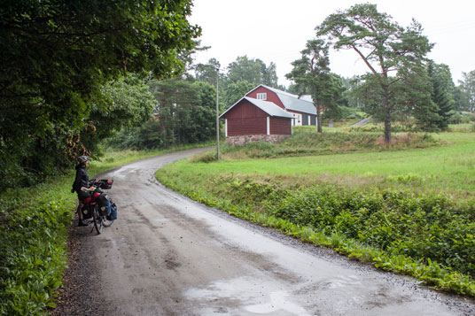 Eurovelo 10 bei Krokby, Finnland