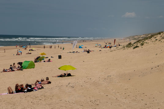 Saint-Girons Plage in der Vorsaison