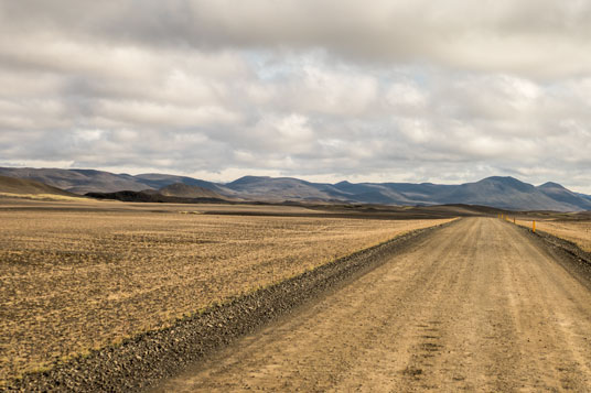 Piste 901 zwischen westlichem Abzweig von der Ringstraße und Möðrudalur