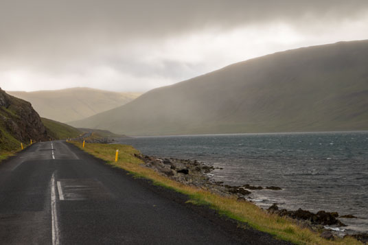 Straße 68 am Bitrufjörður