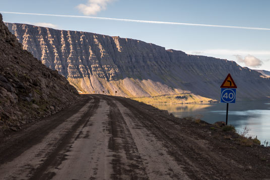 Straße 60 am Borgarfjörður