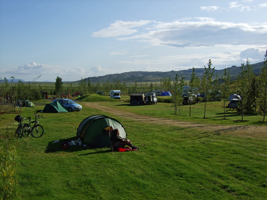 Campingplatz am Geysir auf Island
