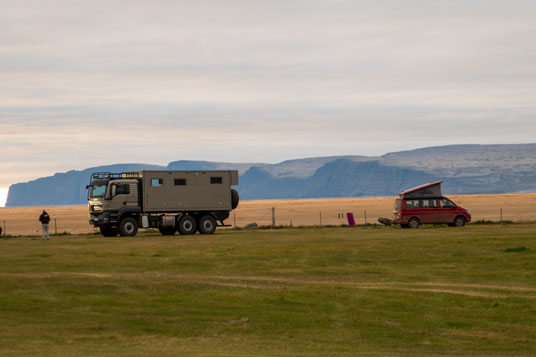 Camping Melanes am Rauðarsandur