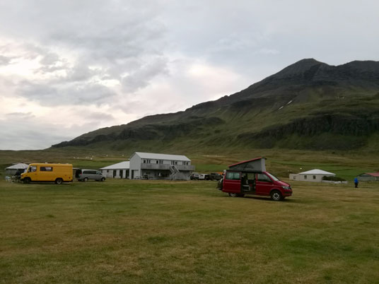 Camping Urðartindur am Norðurfjörðu
