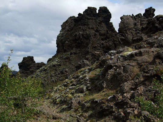 Dimmuborgir am Myvatn in Island