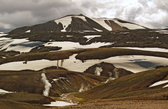 Fumarolen bei Hrafntinnuseker, Island