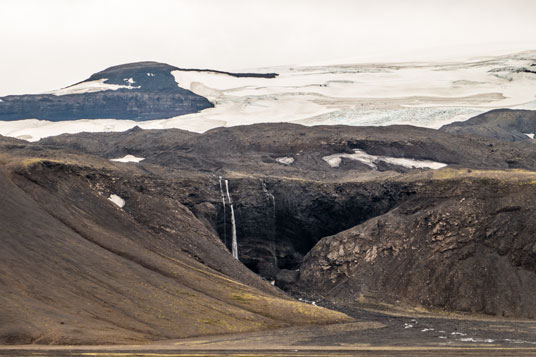 Langjökull an der Piste 551