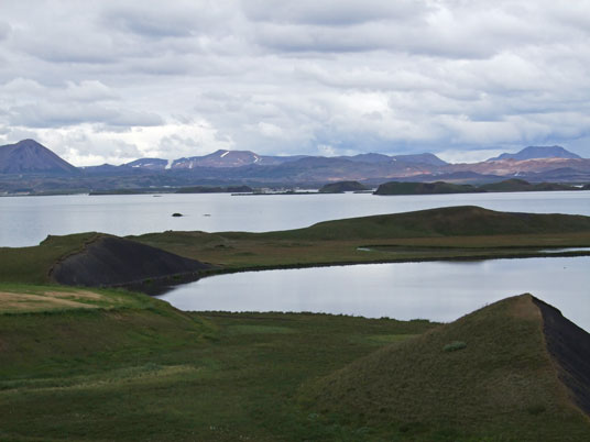 Pseudokrater am Myvatn bei Skutusstadir