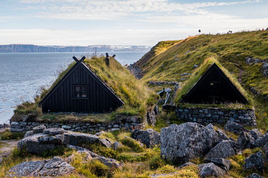 Historische Fischerhäuser Ósvör