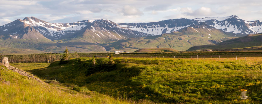 Bergpanorama bei Bakkagerði