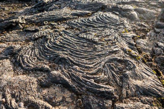 Bild: Pfannkuchenlava - schön, aber anstrengend zum Wandern