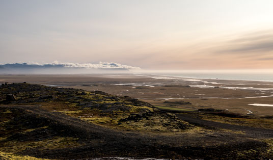 Blick von der F985 zum Jöklasel in Richtung Höfn