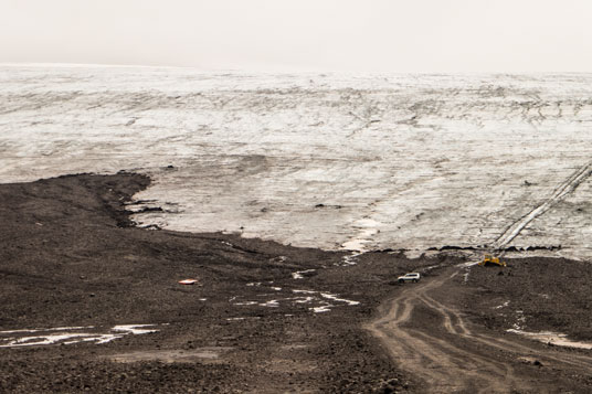 Ende der 551 am Langjökull