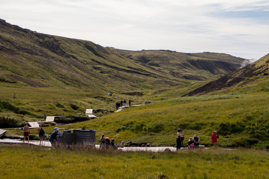 Badestellen im Reykjadalur