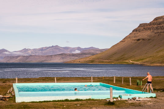 Reykjafjarðarlaug am Reykjafjörður