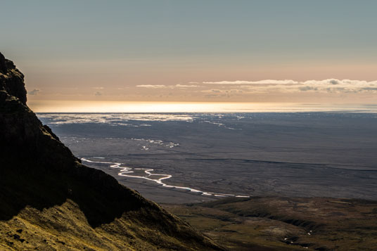 der riesige Skeiðaráarsandur