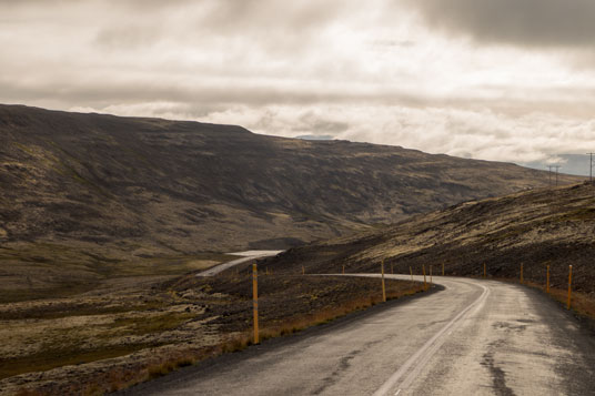 Straße 63 zwischen Tálknafjörður und Patreksfjörður