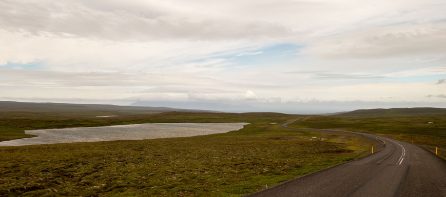 Straße 85 in der Sandvikurheiði