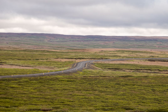 Bild: Straße 862 nördlich des Abzweigs zum Dettifoss