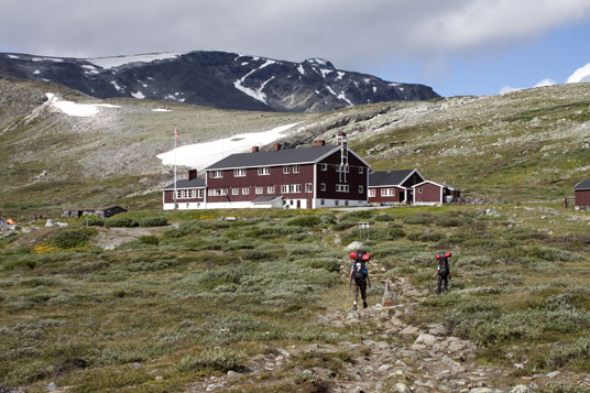 DNT-Hütte Glitterheim in Jotunheimen