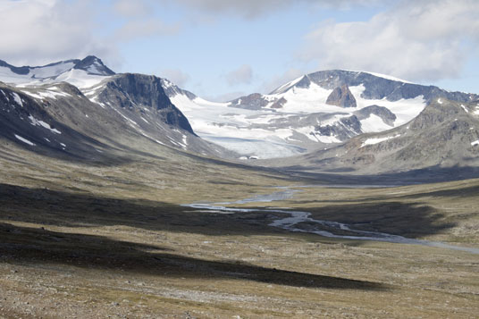 Veodalen mit Veogletscher in Jotunheimen