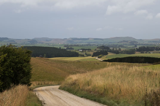 Alps 2 Ocean Cycle Trail auf der Victoria Hill Road