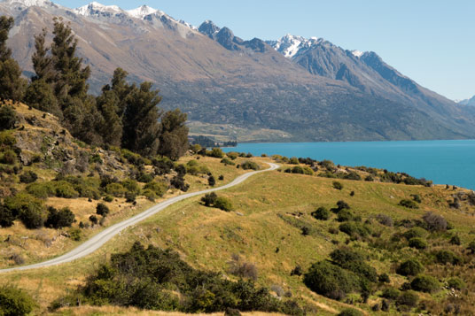 Around the Mountains Cycle Trail am Lake Wakatipu