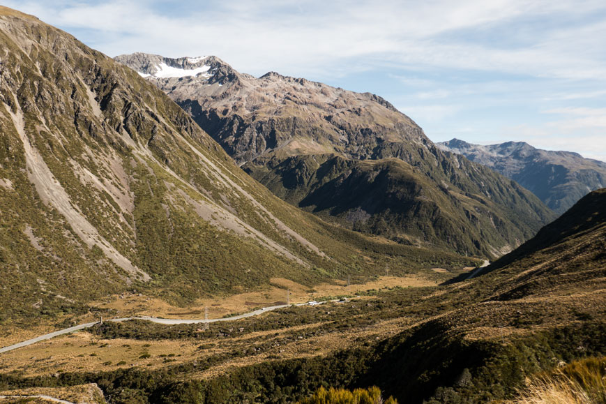 Arthur's Pass mit dem Dobson Memorial