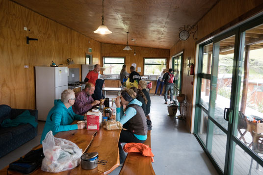 Küche auf einem Campingplatz