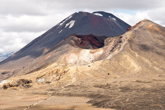 Central Crater und Ngauruhoe