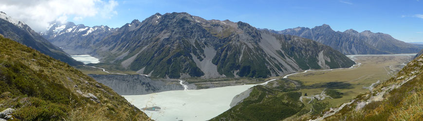 Blick von der Mueller Hut Route