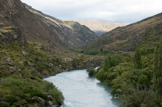 Kawarau River in der Kawarau Gorge