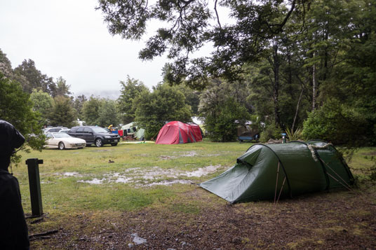 Kerr Bay Campsite bei Saint Arnaud