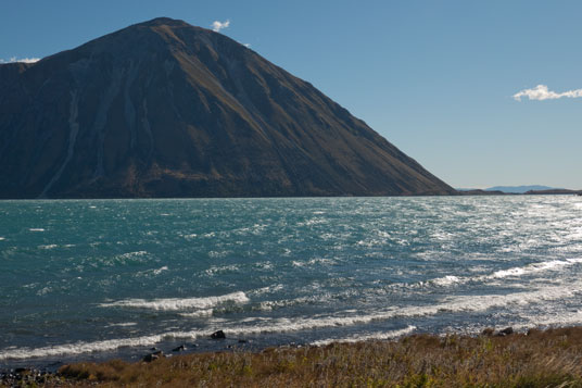 Lake Ohau und Ben Ohau (1522 Meter)