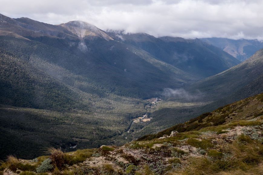 SH7 südlich vom Lewis Pass