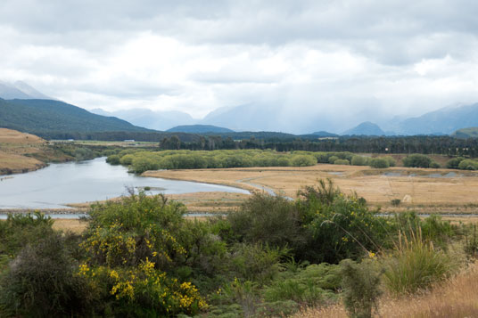 Mararoa River südlich von Manapouri