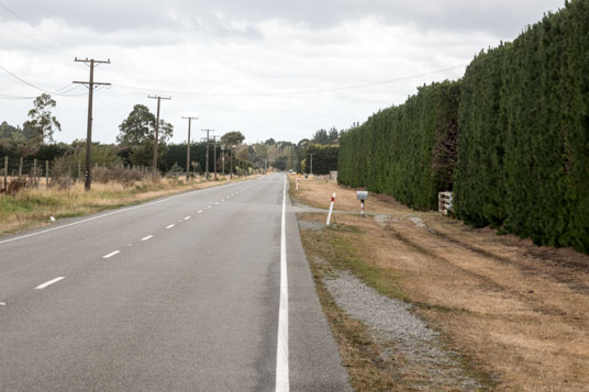 Old West Coast Road zwischen Sheffield und Christchurch