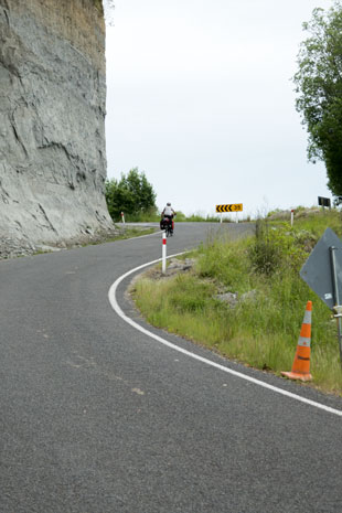 Blick von der Ruahine Road auf den Mount Ruapehu