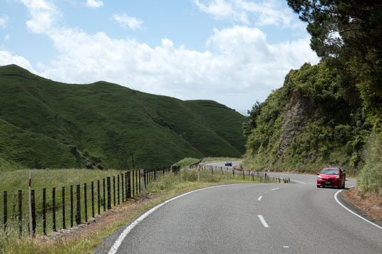 Pahiatua Aokautere Road zwischen Palmerston North und Makomako