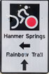 Wegweiser Rainbow Trail