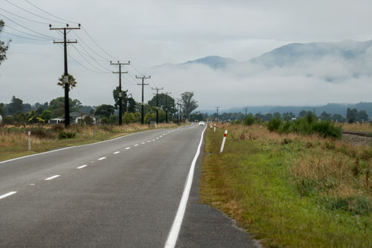 4 km südlich von Kamatua auf dem SH7