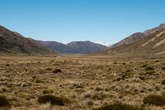 Tal mit dem Clarence River südlich des Lake Tennesy