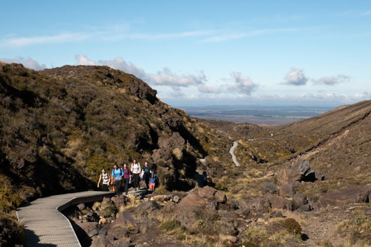 Südlicher Abschnitt des Tongariro Crossing