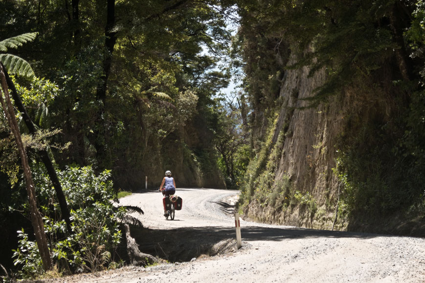 Über die Totaranui Road zum Pigeon Saddle